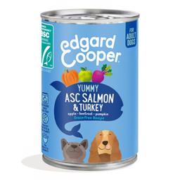 Edgard Cooper Våtfoder Mumsig Asc Lax & Kalkon 400g